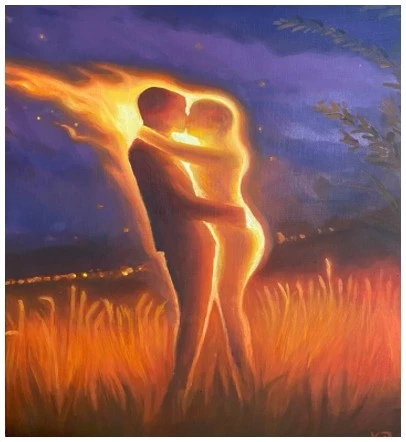 The Flame between us